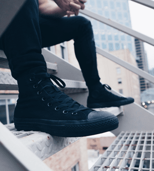 Black Converse